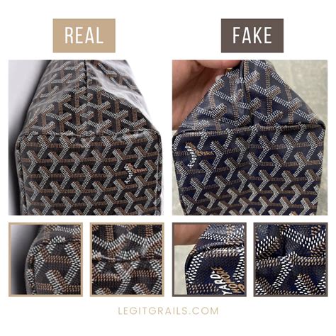 how to differentiate real and fake goyard|goyard tote knock off.